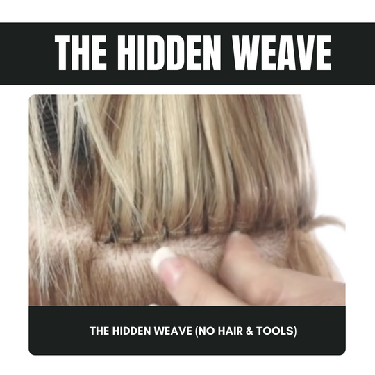 the hidden weave hair extensions course | without hair & tools