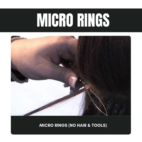 micro ring hair extensions course | without hair & tools