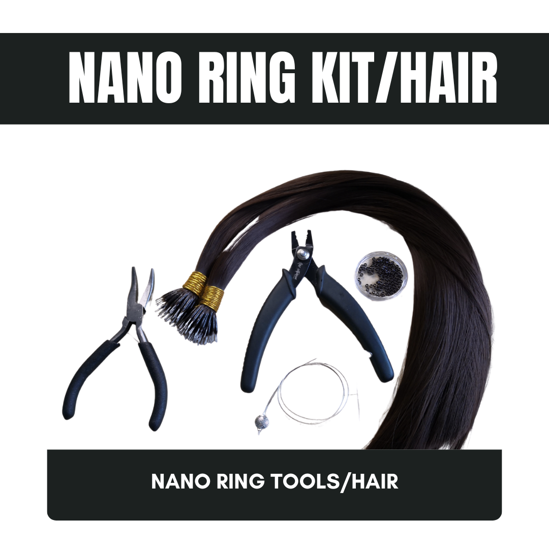 nano ring hair extensions course | without hair & tools. default title