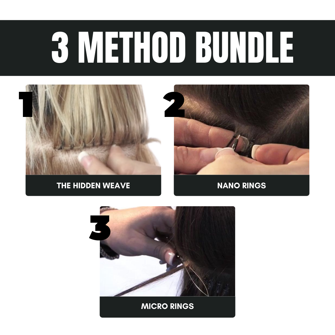 The Hidden Weave, Nano Rings &amp; Micro Rings | With Training Head | Hair | Tools