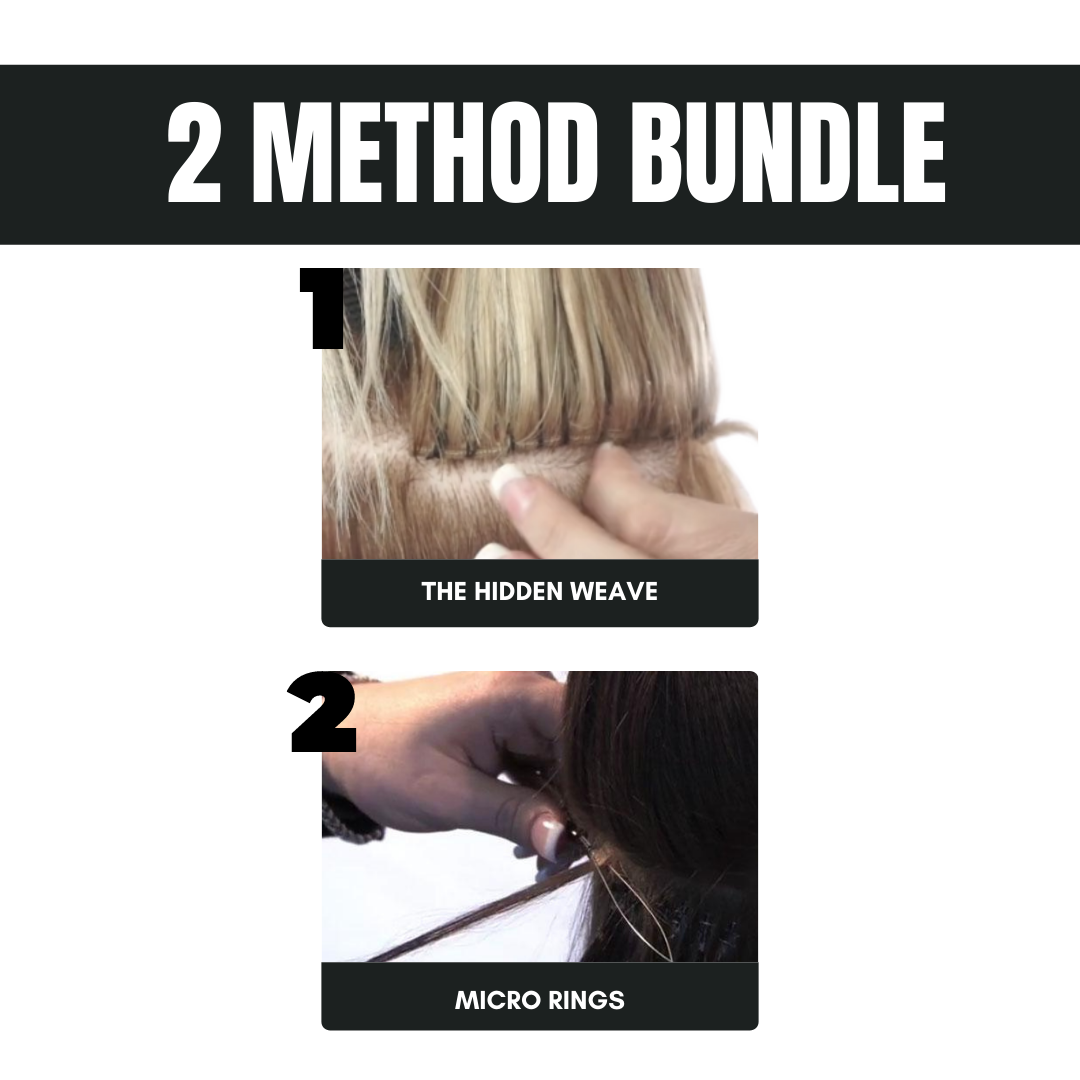 The Hidden Weave &amp; Micro Rings | With Training Head | Hair | Tools