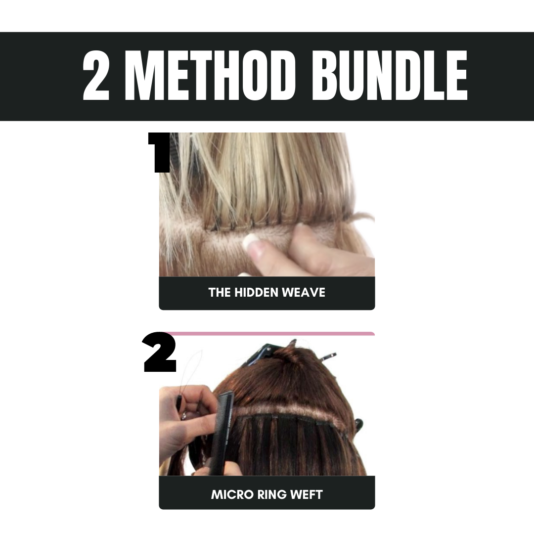 Hidden Weave &amp; Micro Ring Weft | With Training Head | Hair | Tools