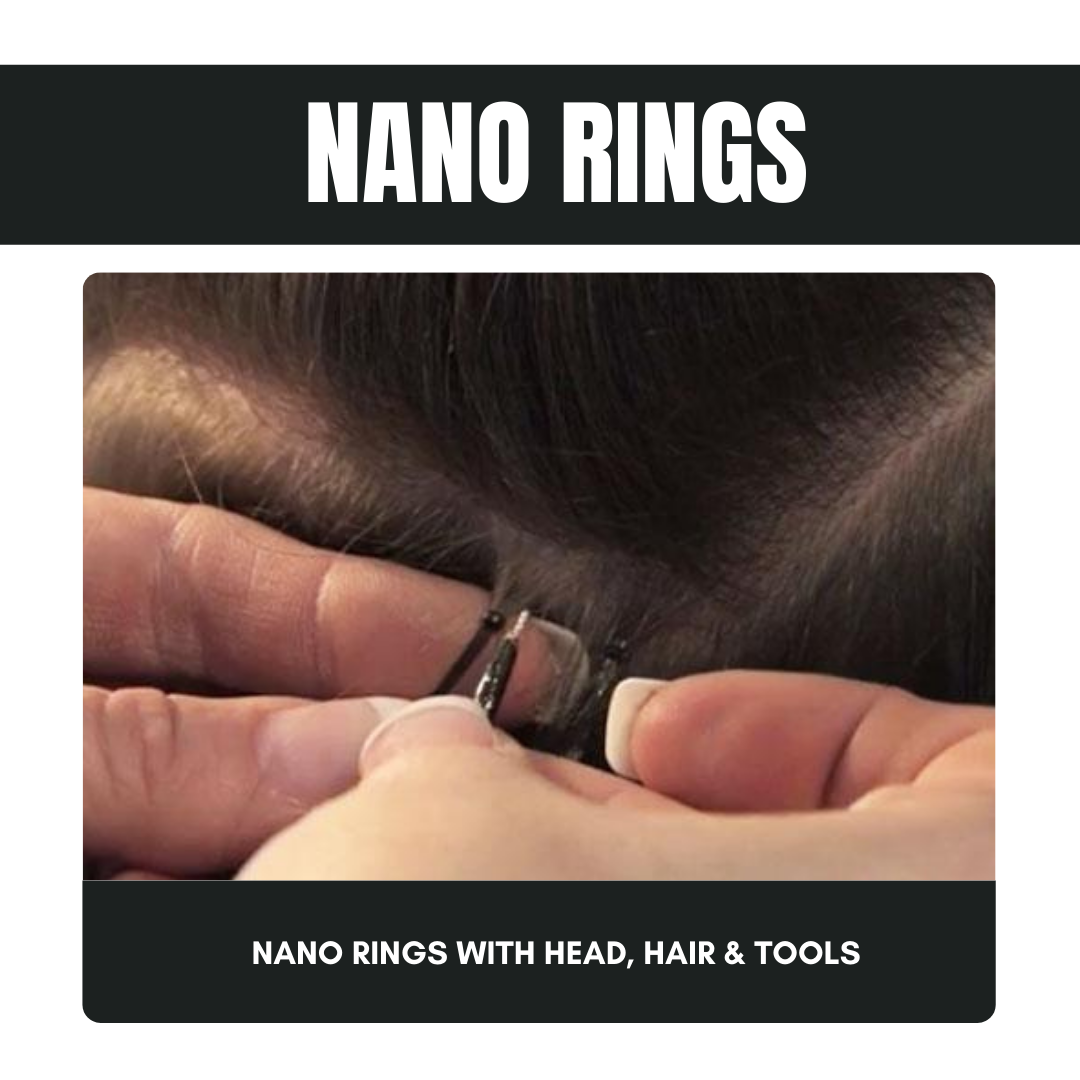 nano ring hair extensions course | with training head | hair | tools