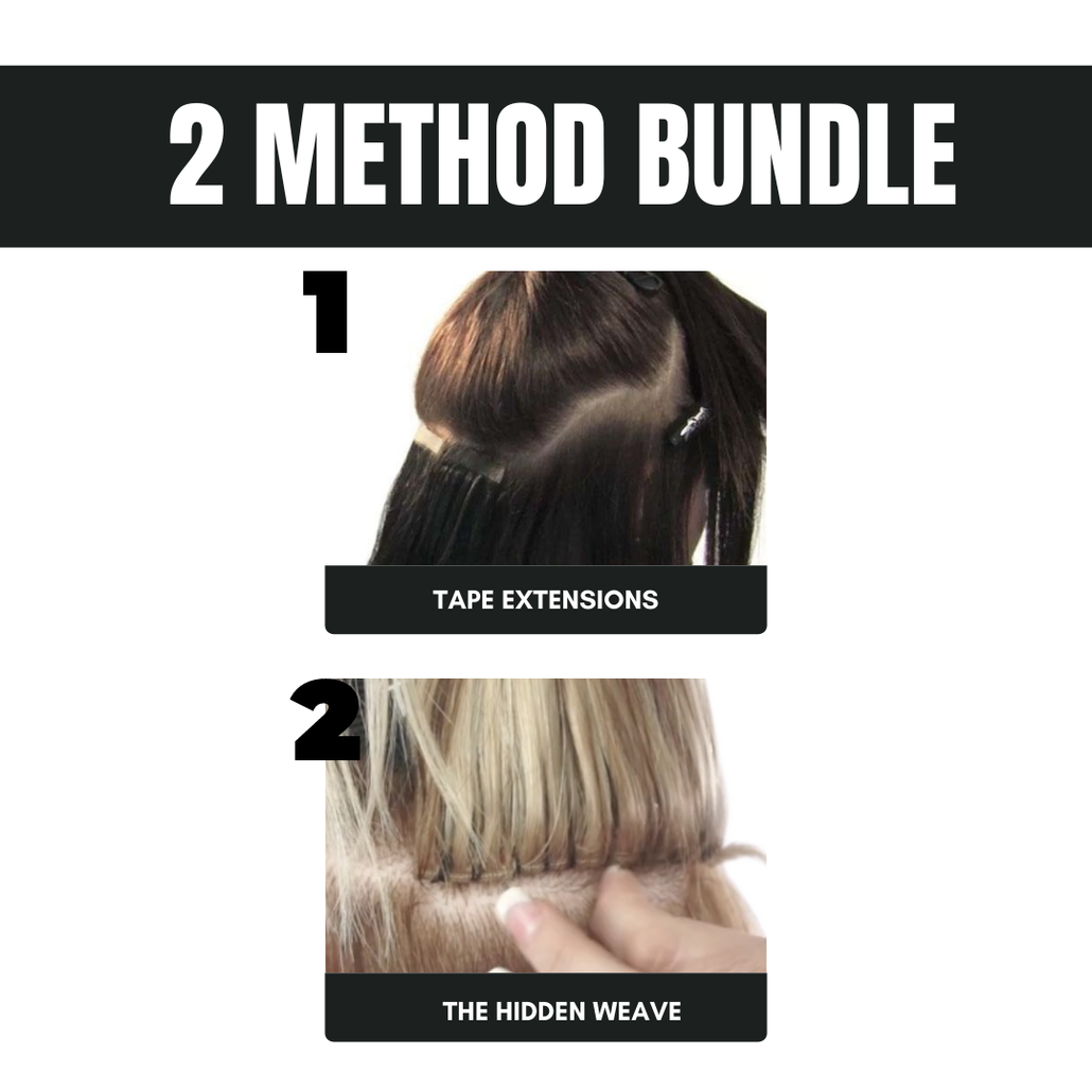 Hidden Weave &amp; Tape Extensions | With Training Head | Hair | Tools
